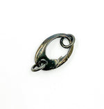 Load image into Gallery viewer, Black Rhodium 925 Sterling Silver  17x11mm Oval Clasp
