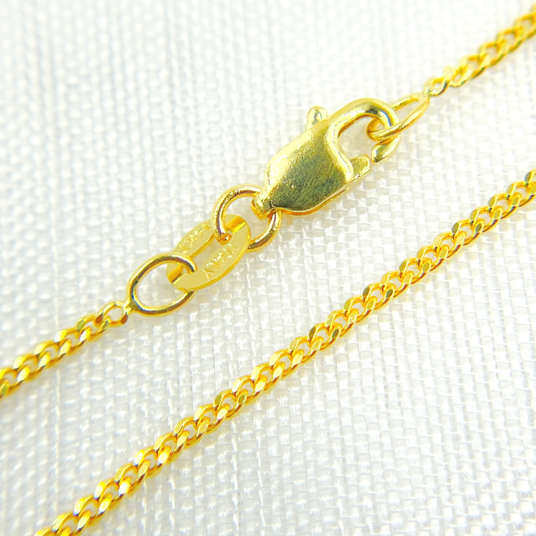 14K Solid Gold Wheat Chain