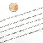 Load image into Gallery viewer, Oxidized 925 Sterling Silver Paperclip Chain. 1606OX
