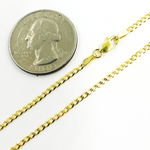 Load image into Gallery viewer, 050GMBG1T2A8L001. 14K Solid Gold Curb Chain
