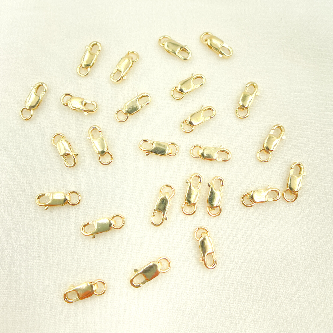 14K Solid Gold Lobster Clasp 8.4mm