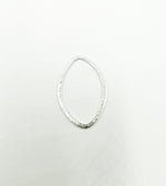 Load image into Gallery viewer, 925 Sterling Silver Connector Marquise Shape 20x30mm. BS11
