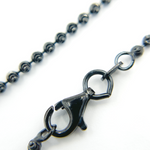 Load image into Gallery viewer, DCB200BR. Sterling Silver Black Rhodium Necklace
