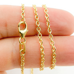 Load image into Gallery viewer, 050KF. 14K Solid Gold Cable Chain
