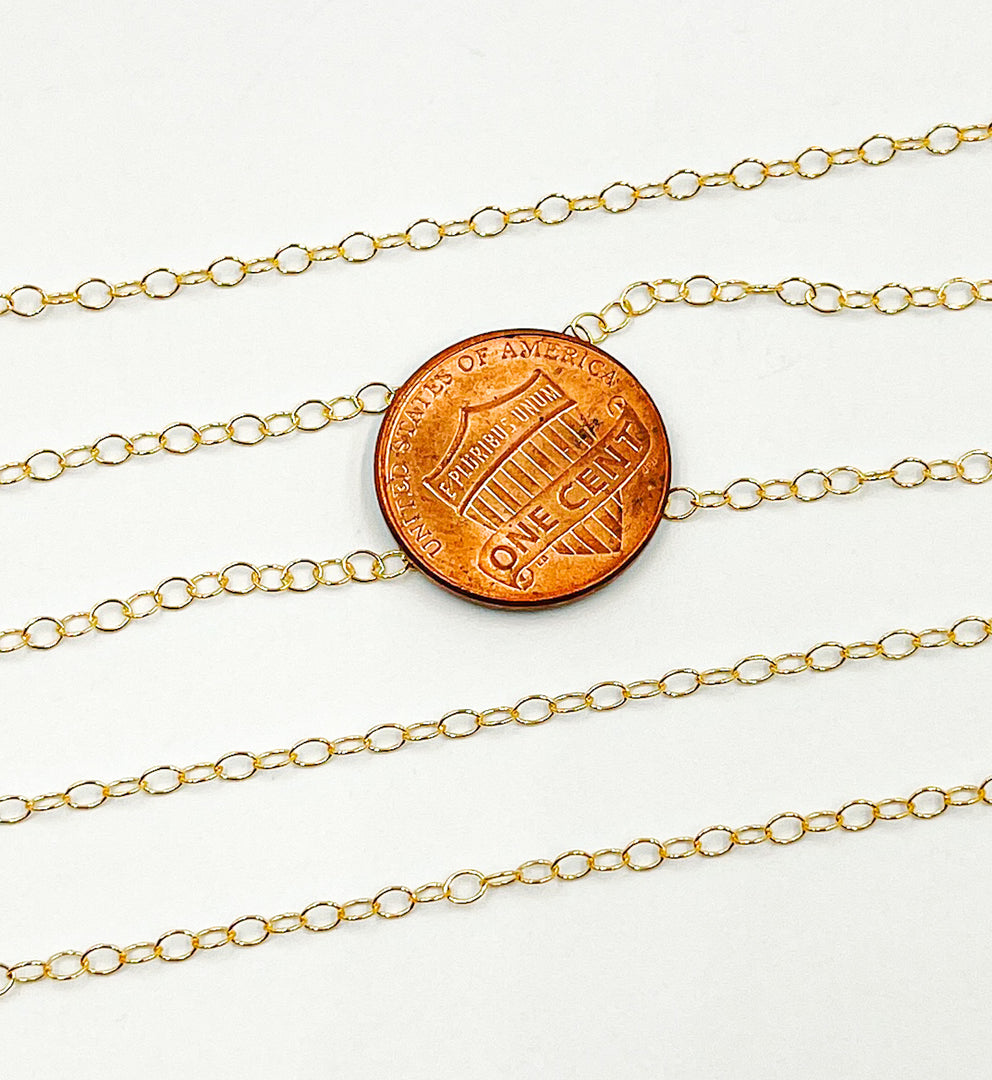 14k Gold Filled Cable Chain. 1212GF