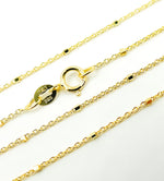 Load image into Gallery viewer, 027R02S3TP0L8L. 14K Solid Gold Cube Satellite Chain
