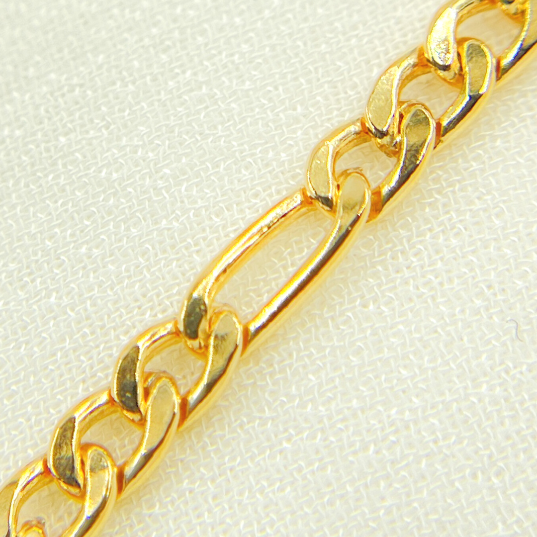 3831CHRGF. 14K Gold Filled Figaro Link Chain.