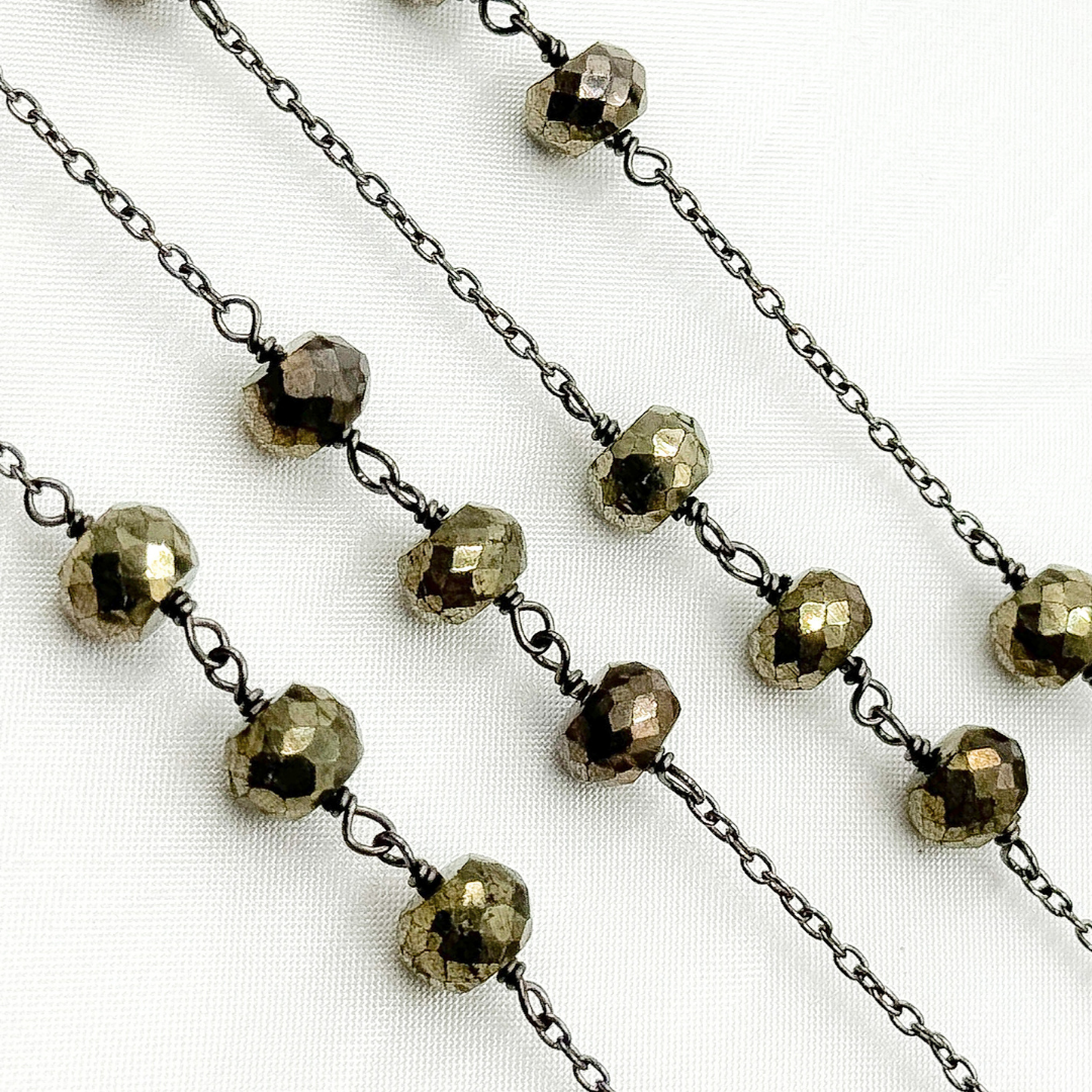 Pyrite Oxidized Connected Wire Chain.