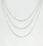 Load image into Gallery viewer, 925 Sterling Silver Paperclip Chain. X26SS
