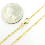 Load image into Gallery viewer, 050KF. 14K Solid Gold Cable Chain
