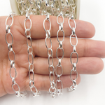 Load image into Gallery viewer, 925 Sterling Silver Oval Link Chain. V154SS
